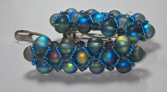 2" Blue Barrettes